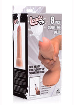 Load image into Gallery viewer, Loadz Dual Density Squirting Dildo - Vanilla - 9in