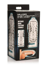 Load image into Gallery viewer, Lovebotz Milker Tpe Masturbator with Ball Strap - Clear