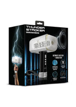 Load image into Gallery viewer, Lovebotz Thunder Rechargeable Stroker Sucking Masturbator - Black/Silver
