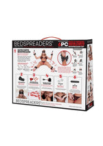 Load image into Gallery viewer, Lux Fetish Bedspreaders Night Of Romance Satin Cuffs with Rose Petals