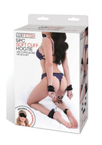 Load image into Gallery viewer, Lux Fetish Hogtie - Black - 5 Piece Set/Set