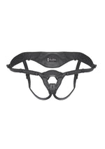 Load image into Gallery viewer, Lux Fetish Patent Leather Strap-On Harness Adjustable - Black