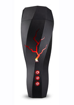 Load image into Gallery viewer, M For Men Storm Rechargeable Masturbator - Black/Red