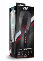 Load image into Gallery viewer, M For Men Storm Rechargeable Masturbator - Black/Red