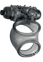 Load image into Gallery viewer, Macho Vibrating Cock Sling Cock Ring - Black