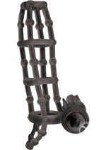 Load image into Gallery viewer, Macho Vibrating Cockcage Sleeve - Black