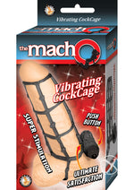 Load image into Gallery viewer, Macho Vibrating Cockcage Sleeve - Black