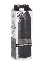 Load image into Gallery viewer, Master Cock Double Stuffer Double Pecker Dildo - Black - 10in