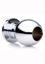 Load image into Gallery viewer, Master Series Abyss Hollow Anal Dilator - Metal/Silver - Small - 1.5in