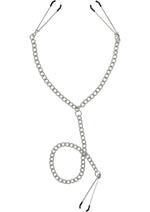 Load image into Gallery viewer, Master Series Anais Y-Style Nipple to Clit - Metal/Silver - Set