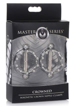 Load image into Gallery viewer, Master Series Crowned Magnetic Crown Nipple Clamps - Stainless - Steel