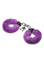 Load image into Gallery viewer, Master Series Cuffed In Fur Furry Handcuffs - Purple