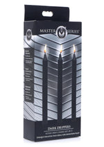 Load image into Gallery viewer, Master Series Dark Drippers Fetish Drip Candles - Black - Set Of 3