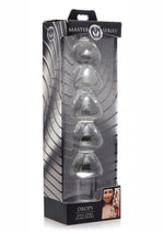 Load image into Gallery viewer, Master Series Drops Anal Links Glass Dildo - Clear