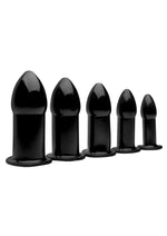 Load image into Gallery viewer, Master Series Expansion Anal Dilator - Black - Set