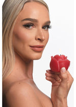 Load image into Gallery viewer, Master Series Flaming Rose Rose Drip Candle