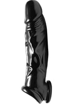 Load image into Gallery viewer, Master Series Fuk Tool Penis Sheath and Ball Stretcher - Black