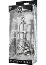 Load image into Gallery viewer, Master Series Gates Of Hell Stainless Steel Adjustable Cum Through Sound Cage - Gray/Silver