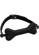 Load image into Gallery viewer, Master Series Hound Adjustable Dog Bone Gag - Black