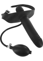 Load image into Gallery viewer, Master Series Incubus Inflatable Gag with Dildo - Black