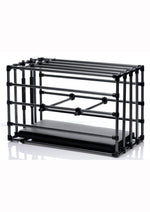 Load image into Gallery viewer, Master Series Kennel Cage with Padded Board - Black/Metal