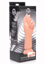 Load image into Gallery viewer, Master Series Knuckles Small Clenched Fist Dildo - Flesh/Vanilla