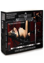 Load image into Gallery viewer, Master Series Obedience Chair with Sex Machine - Black