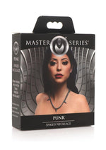 Load image into Gallery viewer, Master Series Punk Spiked Necklace - Silver
