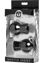 Load image into Gallery viewer, Master Series Reverb Vibrating Nipple Suckers - Black