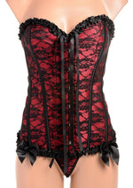 Load image into Gallery viewer, Master Series Scarlet Seduction Lace-Up Corset and Thong
