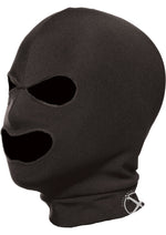 Load image into Gallery viewer, Master Series Spandex Hood with Eye and Mouth Holes - Black