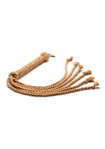 Load image into Gallery viewer, Master Series Swashbuckler Rope Flogger - Tan