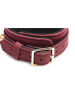 Load image into Gallery viewer, Master Series Velvet Bondage Set Cuffs, Collar, and Leash