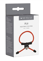 Load image into Gallery viewer, ME YOU US Ace Adjustable Cock Ring - Red
