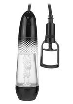 Load image into Gallery viewer, ME YOU US Amplify Pump Masturbator - Black/Clear