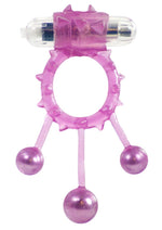 Load image into Gallery viewer, ME YOU US Ball Banger Vibrating Cock Ring - Purple