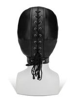 Load image into Gallery viewer, ME YOU US Hood with Eyes Nose Mouth Pu Leather Bondage Hood