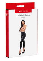 Load image into Gallery viewer, ME YOU US Latex Leggings - Black - Small