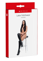 Load image into Gallery viewer, ME YOU US Latex Stockings - Black - Large