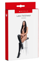 Load image into Gallery viewer, ME YOU US Latex Stockings - Black - Medium