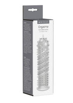 Load image into Gallery viewer, ME YOU US Orgasma Textured Penis Or Vibrator Sleeve - Clear