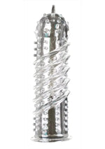 Load image into Gallery viewer, ME YOU US Orgasma Textured Penis Or Vibrator Sleeve - Clear