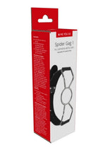 Load image into Gallery viewer, ME YOU US Spider Gag 1 Pu Leather and Metal Adjustable Strap Gag - Black/Silver