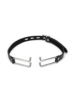 Load image into Gallery viewer, ME YOU US Spider Gag 2 Pu Leather and Metal Adjustable Strap Gag - Black/Silver