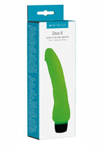 Load image into Gallery viewer, ME YOU US Zeus 8 Glow In The Dark Realistic Vibrator - Glow In The Dark/Green - 8in