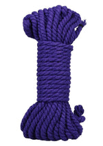 Load image into Gallery viewer, Merci Bind and Tie 6mm Hemp Bondage Rope - Purple - 30ft