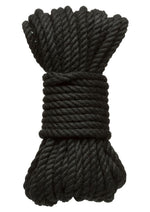 Load image into Gallery viewer, Merci Hogtied Bind and Tie 6mm Hemp Bondage Rope - Black - 30ft