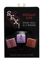 Load image into Gallery viewer, Metallic Sex! Dice Game