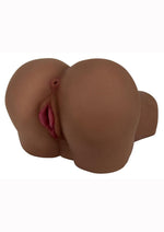 Load image into Gallery viewer, Mistress Paris Vibrating Bioskin Doggie Style Stroker - Pussy and Ass - Chocolate