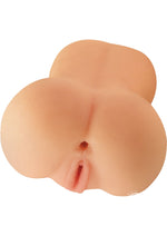 Load image into Gallery viewer, My First Virgin Pussy and Ass Vibrating Masturbator - Pussy and Butt - Flesh/Vanilla